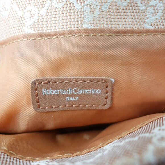 Roberta Di Camerino‎ Bag Brown Bucket Italian Leather Shoulder Tote Purse ITALY - Picture 5 of 16